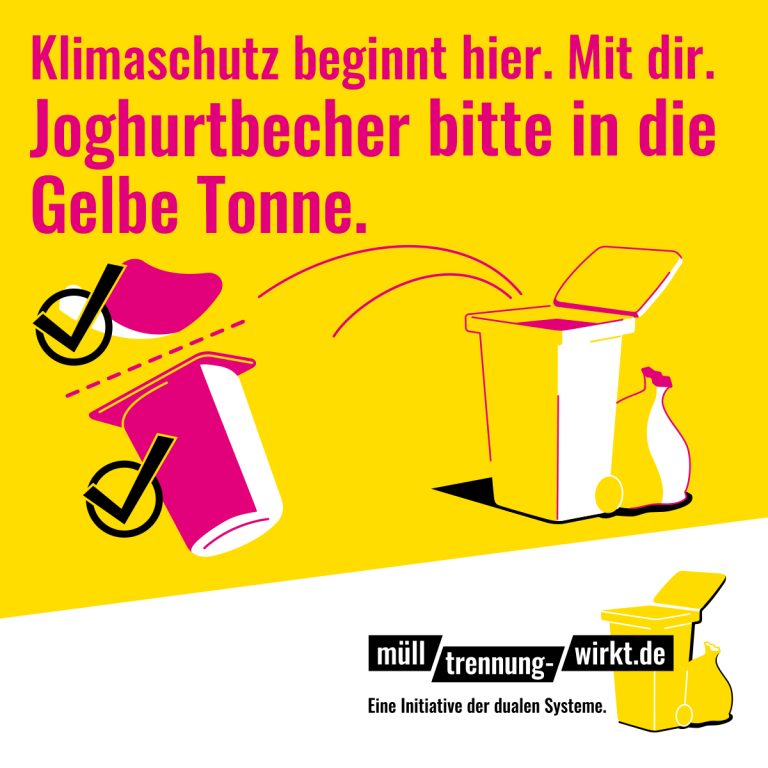 Kampagne der Initiative „Mülltrennung wirkt“